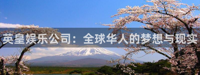 星空娱乐app下载安装：英皇娱乐公司：全球华人的梦想与现实