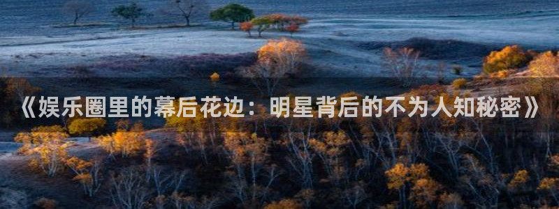 星空娱乐下载：《娱乐圈里的幕后花边：明星背后的不为人知秘密》